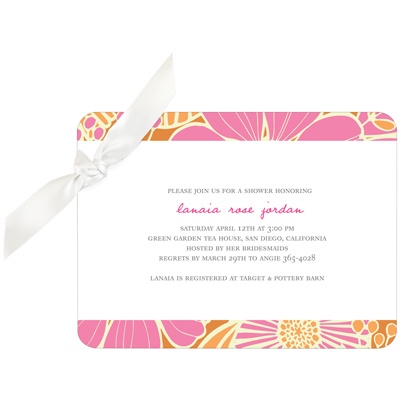 Tropical Twist Bridal Shower Invitations Tropical Twist Bridal Shower Invitations