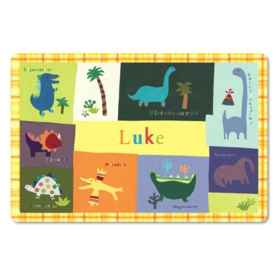Personalized Kids Placemats -- Dino-Mite! Personalized Kids Placemats -- Dino-Mite!