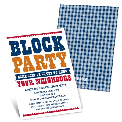 block party flyer ideas