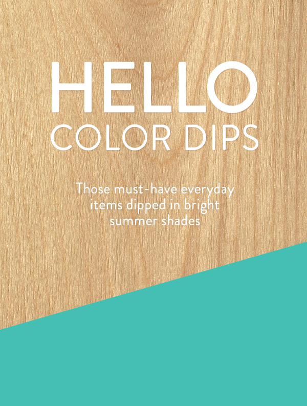 See the latest 2015 design trends spotted by our fabulous design team! #peartreegreetings #trends Design trend ideas color dips