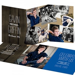 folding graduation invitations
