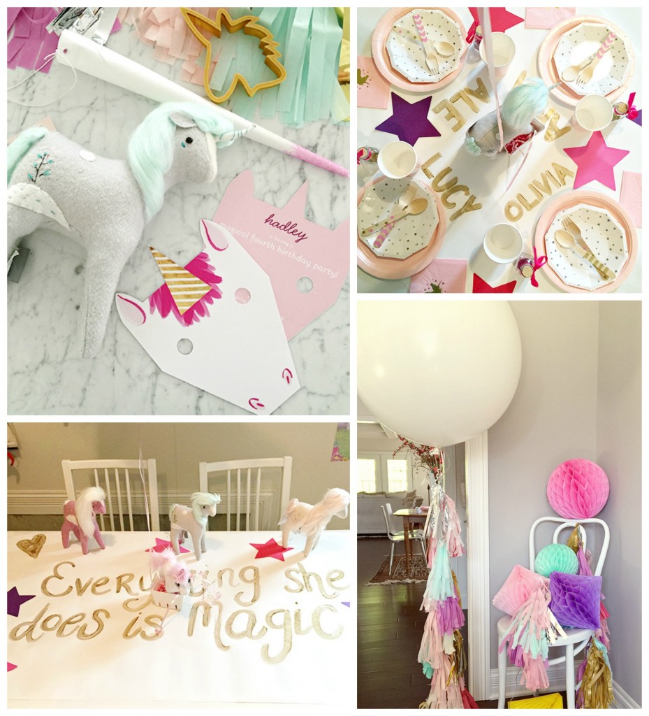 Our unicorn party invitations are just one of the fabulous girls' birthday party ideas this creative mom used for her daughter's unicorn party. Girls birthday party ideas